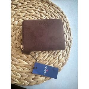 NOAH Suede Zipper Wallet